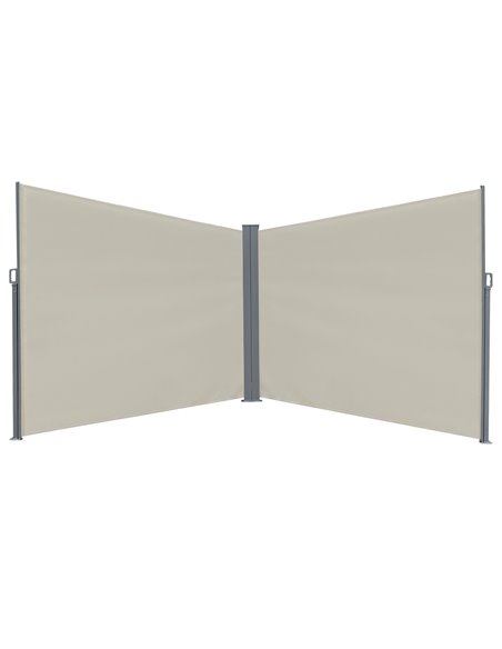 Outsunny Retractable Double Side Awning, Cream White 840-221CW - pic 44644 | FastDaddyshop