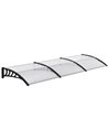 Outsunny 300 x 96cm Front Door Canopy, Outdoor Awning, Clear B70-058V03BK