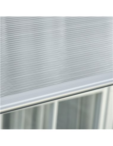 Outsunny Front Door Canopy, Outdoor Awning, 300 x 96cm Rain Shelter for Window, Porch and Front/Back Door, Clear B70-058V03BK