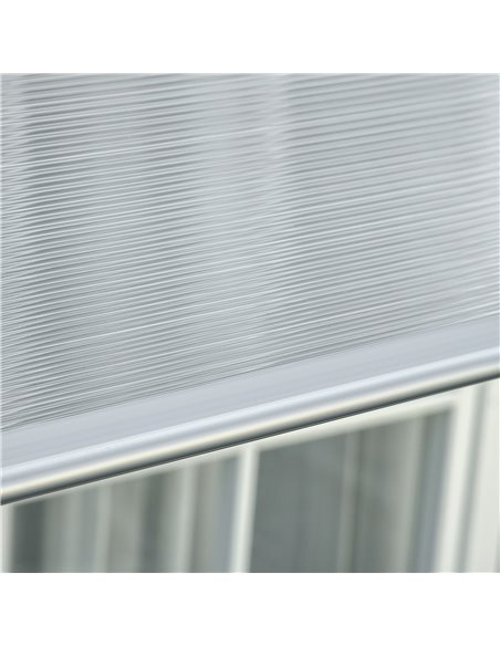 Outsunny Front Door Canopy, Outdoor Awning, 300 x 96cm Rain Shelter for Window, Porch and Front/Back Door, Clear B70-058V03BK - pic 44669 | FastDaddyshop