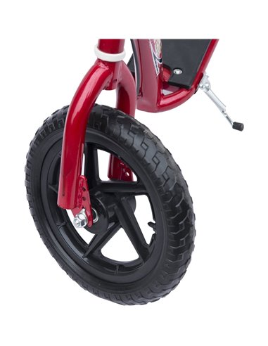 HOMCOM Teen Push Scooter Kids Children Stunt Scooter w/ 12" EVA Tyres, Red