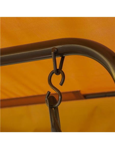 Outsunny 2-Seat Kids Canopy Swing, Children Outdoor Patio Lounge Chair, for Garden Porch, with Adjustable Awning, Seat Belt, Mon - pic 44688 | FastDaddyshop