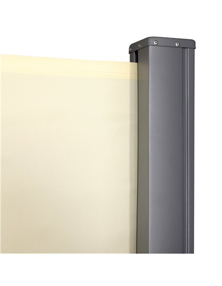 Outsunny Retractable Sun Side Awning Screen Fence Patio Garden Wall Balcony Screening Panel Outdoor Blind Privacy Divider (3x1.8 - pic 44768 | FastDaddyshop