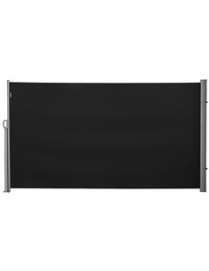 Outsunny 3x1.8M Retractable Side Awning, Black 840-196V04BK