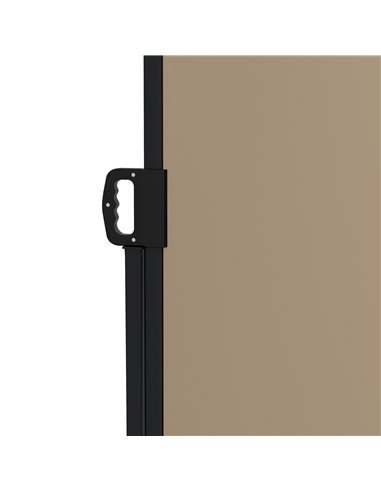 Outsunny Retractable Side Awning, Outdoor Privacy Screen for Garden, Hot Tub, Balcony, Terrace, Pool, 400 x 160cm, Khaki 840-258
