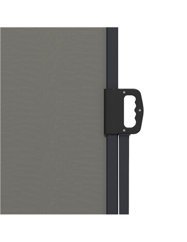 Outsunny Retractable Side Awning, Outdoor Privacy Screen for Garden, Hot Tub, Balcony, Terrace, Pool, 400 x 180cm, Dark Grey 840