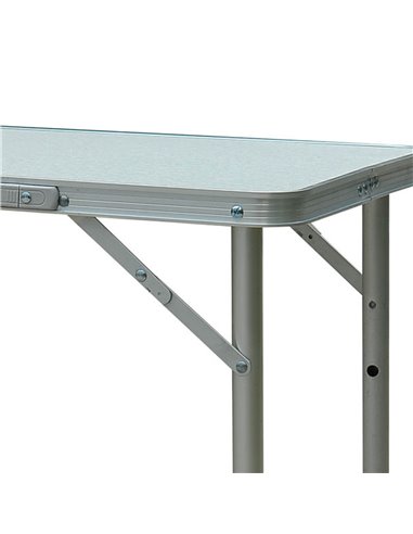 Outsunny Garden Outdoor Camping Table Portable Folding Picnic Table-Silver  01-0401