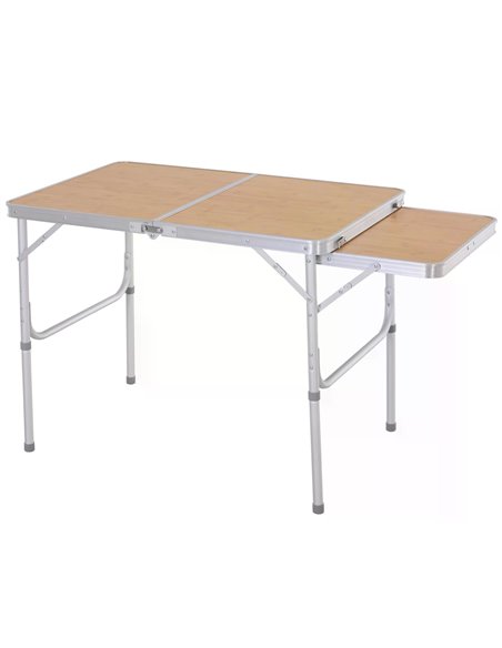 Outsunny Aluminium Pincic Table MDF-Top 3ft, Silver 84B-400V01 - pic 44995 | FastDaddyshop