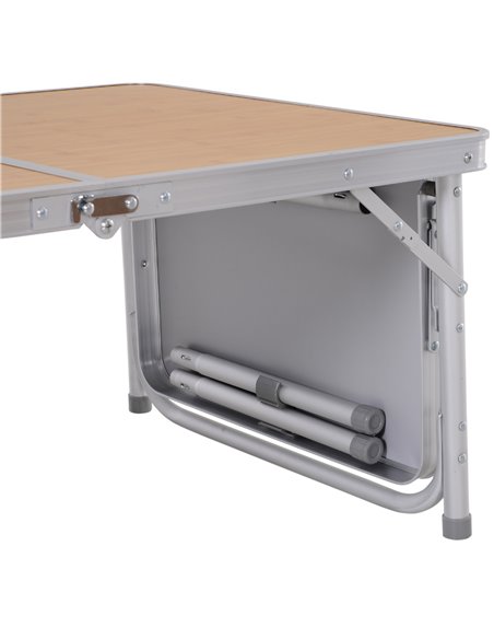 Outsunny Aluminium Pincic Table MDF-Top 3ft Folding Portable Outdoor Table Silver 84B-400V01 - pic 45002 | FastDaddyshop