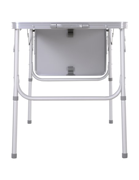 Outsunny Aluminium MDF-Top 4ft Folding Portable Outdoor Table Silver 84B-400 - pic 45011 | FastDaddyshop