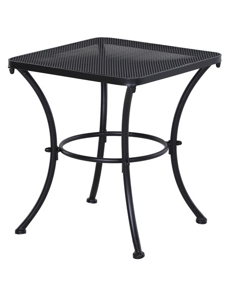 Outsunny Metal Square Outdoor Garden Bistro Table Black 84B-341 - pic 45031 | FastDaddyshop