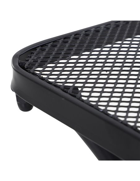 Outsunny Metal Square Outdoor Garden Bistro Table Black 84B-341 - pic 45038 | FastDaddyshop