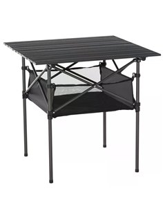 Folding Camping Table with Mesh Storage Bag, Black 84B-567