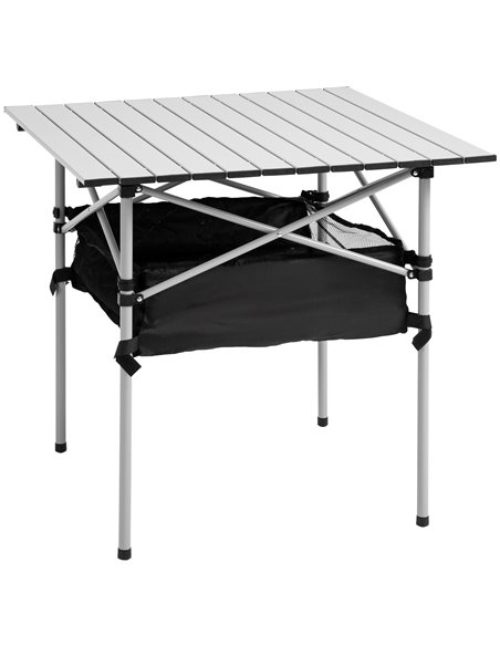 Outsunny Portable Camping Table With Mesh Bag, Silver 84B-567SR - pic 45094 | FastDaddyshop
