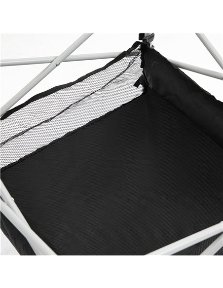 Outsunny Portable Camping Table W/ Mesh Bag Camping Outdoor Dining Foldable W/ Steel Frame Picnic Lightweight Hiking Furniture D - pic 45100 | FastDaddyshop