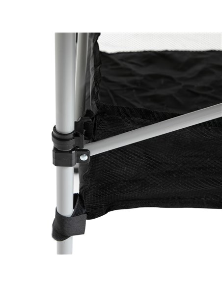 Outsunny Portable Camping Table W/ Mesh Bag Camping Outdoor Dining Foldable W/ Steel Frame Picnic Lightweight Hiking Furniture D - pic 45101 | FastDaddyshop