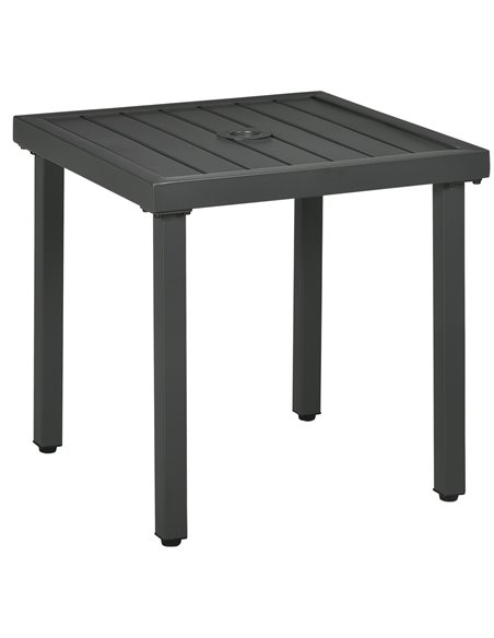 Outsunny Garden Side Table, Patio Coffee Table, Grey 84G-034V00GY - pic 45139 | FastDaddyshop