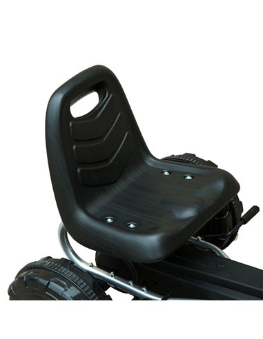 HOMCOM Pedal Go Kart-Yellow/Black