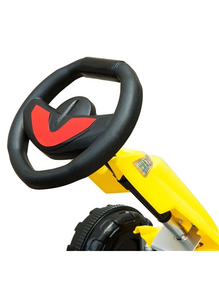 HOMCOM Pedal Go Kart-Yellow/Black - pic 4523 | FastDaddyshop