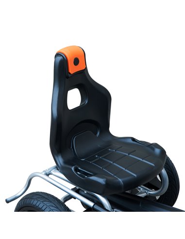 HOMCOM Kids Ride On Pedal Go Kart Indoor Outdoor Sports Toy Braking System