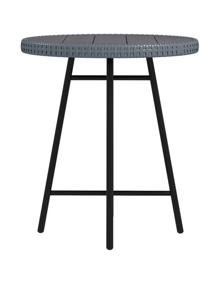 Outsunny PE Outdoor Rattan Side Table, Grey 867-192V00GY - pic 45427 | FastDaddyshop