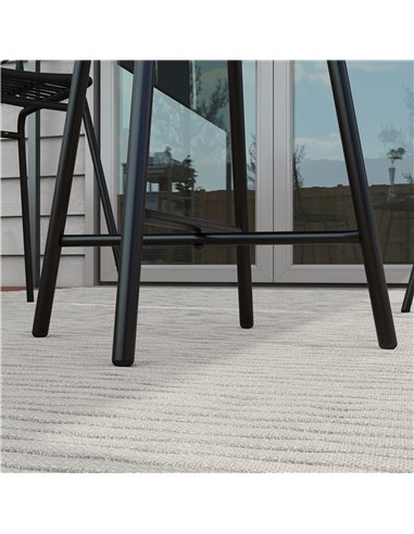 Outsunny PE Rattan Side Table Grey 867-192V00GY