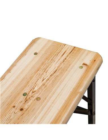 Outsunny Picnic Wooden Table and Bench Set 840-022