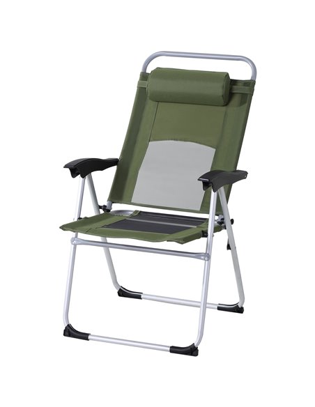 Outsunny Outdoor Garden Folding Chair Patio Armchair, Green 84B-399GN - pic 45563 | FastDaddyshop