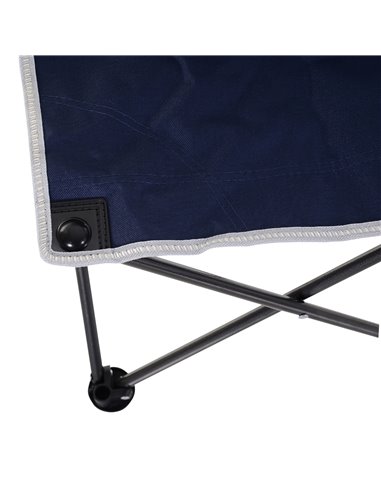 Outsunny 5 Piece Camping Table & Chairs Set with Carrying Bag Foldable Portable Lightweight Compact Aluminium Roll-up Top for pi