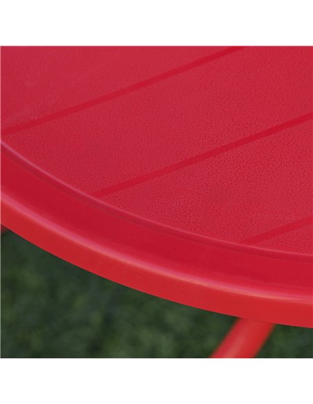Outsunny Kids Folding Picnic Table and Chairs Set Ladybug Pattern Outdoor w/ Parasol 312-024RD - pic 45642 | FastDaddyshop