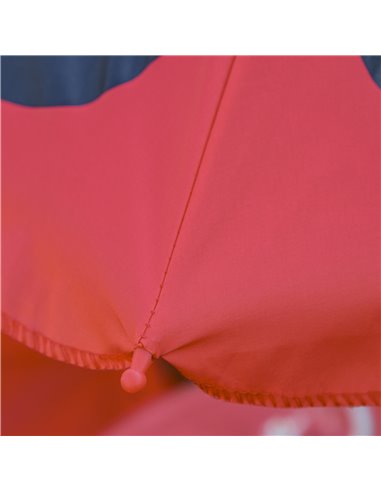 Outsunny Kids Folding Picnic Table and Chairs Set Ladybug Pattern Outdoor w/ Parasol 312-024RD