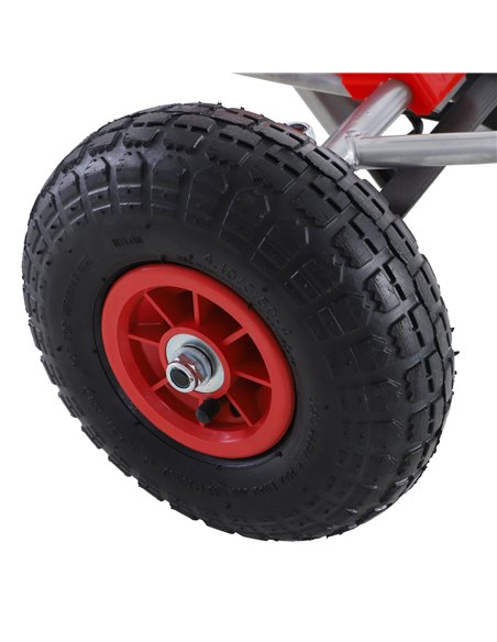 HOMCOM Pedal Go Kart Ride on Car Racing Style w/ Adjustable Seat Handbrake & Clutch in Red - pic 4569 | FastDaddyshop