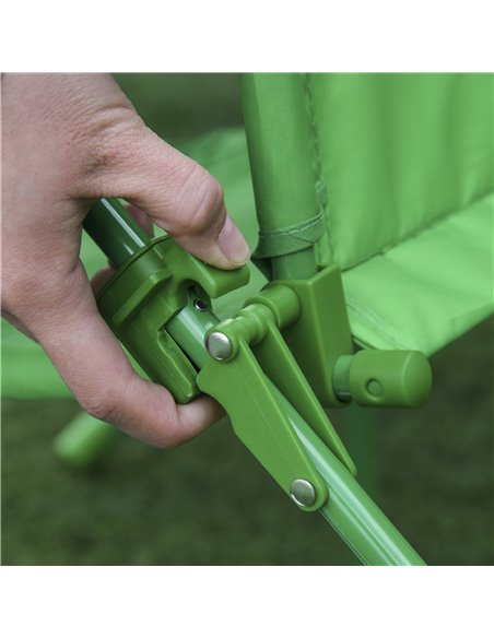 Outsunny Kids Folding Picnic Table and Chair Set Frog Pattern with Removable & Height Adjustable Sun Umbrella, Green 312-024GN - pic 45713 | FastDaddyshop