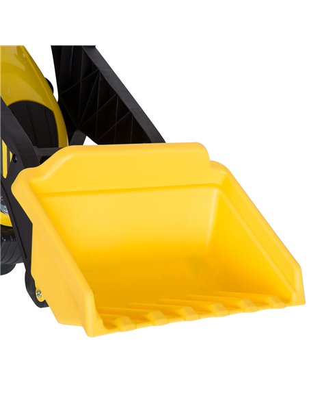 HOMCOM Pedal Go Kart Ride On Excavator W/ Front Loader Digger Four Wheels Child Toy - pic 4586 | FastDaddyshop
