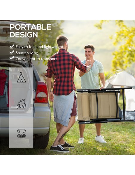 Outsunny Set of 2 Patio Folding Chairs w/ Adjustable Back, Garden Dining Chairs w/ Breathable Mesh Fabric Padded Seat, Backrest, - pic 46017 | FastDaddyshop
