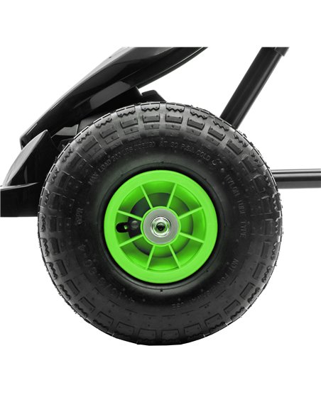 HOMCOM Children Pedal Go Kart, Racing Go Cart with Adjustable Seat, Inflatable Tyres, Shock Absorb, Handbrake, for Boys and Girl - pic 4611 | FastDaddyshop