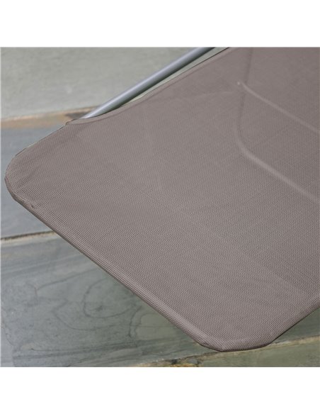 Outsunny Sun Bed Chair Garden Lounger Recliner Adjustable Back Relaxer Chair Furniture - Coffee 01-0337 - pic 46172 | FastDaddyshop