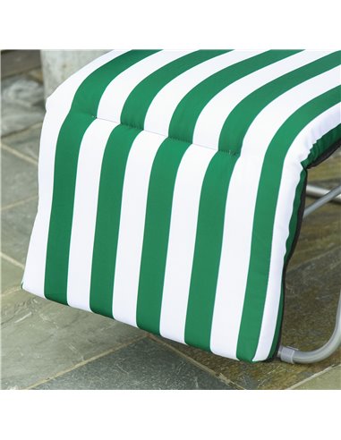 Outsunny Set of 2 Garden Patio Outdoor Sun Recliners Loungers Folding Foldable Multi Position Relaxers Chairs with Cushions Fire
