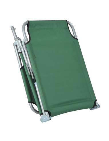 Outsunny Portable Adjustable Lounger,Oxford Cloth-Green A20-028GN