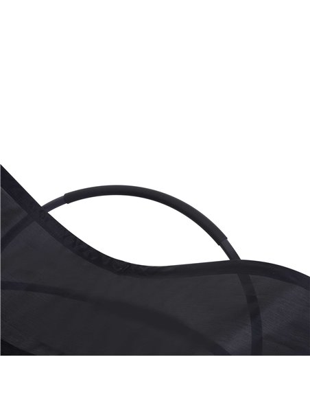 Outsunny Outdoor Orbital Lounger Zero Gravity Patio Chaise Foldable Rocking Chair w/ Pillow Black 84A-079BK - pic 46227 | FastDaddyshop