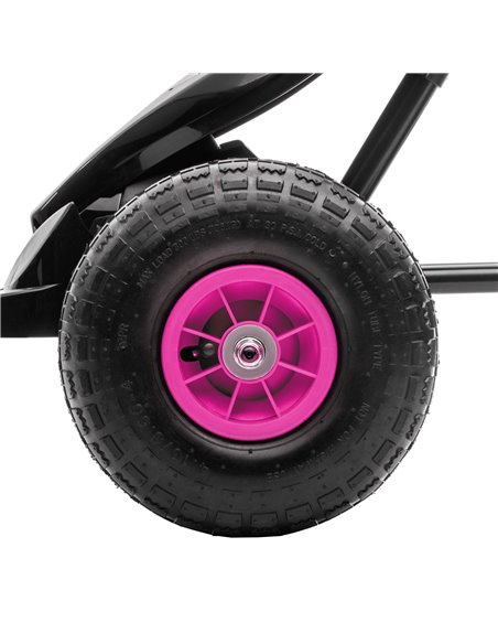 HOMCOM Children Pedal Go Kart, Racing Go Cart with Adjustable Seat, Inflatable Tyres, Shock Absorb, Handbrake, for Boys and Girl - pic 4627 | FastDaddyshop
