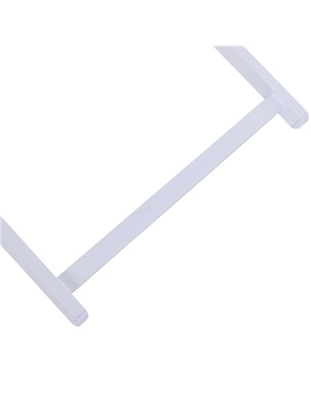 Outsunny Set of 2 Folding Garden Beach Deck Chairs Deckchairs Seaside Folding Garden Patio Lounger, White 84B-342WT - pic 46308 | FastDaddyshop