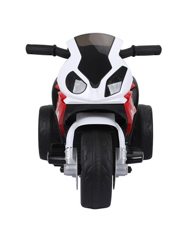 HOMCOM Electric Motorbike for Kids Ride on BMW Motorbike W/Headlights and Music, 6 V-Red