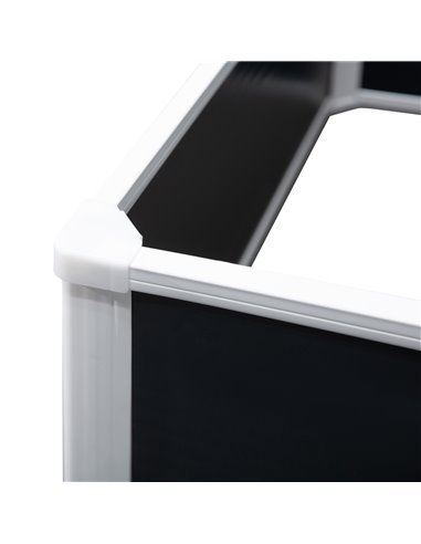 Outsunny Garden Raised Bed Planter Grow Containers for Outdoor Patio Plant Flower Vegetable Pot PP 120 x 90 x 30 cm 845-452V02