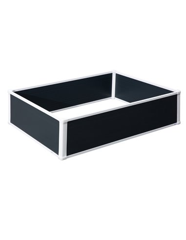 Outsunny Garden Raised Bed Planter Grow Containers for Outdoor Patio Plant Flower Vegetable Pot PP 120 x 90 x 30 cm 845-452V02