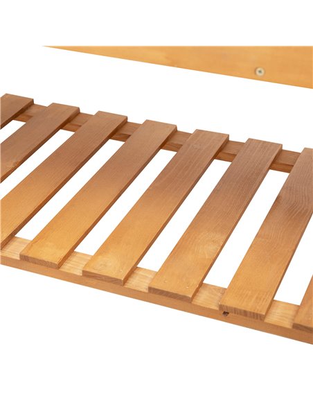 Outsunny Wooden Planter Raised Elevated Garden Bed Planter Flower Herb Boxes for Vegetables with 2 Shelves Solid Wood 105x40x135 - pic 46668 | FastDaddyshop