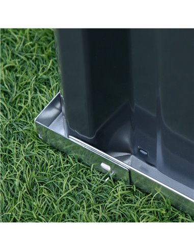 Outsunny Metal Raised Garden Bed, DIY Large Steel Planter Box, No Bottom w/ A Pairs of Glove for Backyard, Patio to Grow Vegetab