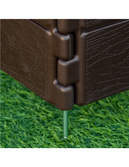 Outsunny Raise Garden Bed Kit, 6 Panels DIY Planter Box Above Ground for Flowers/Herb/Vegetables Outdoor Garden Backyard with Ea - pic 46838 | FastDaddyshop