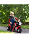 HOMCOM Kids Electric Motorcycle Ride-On Toy 3-Wheels Battery Powered Motorbike Rechargeable 6V with Horn Headlights Motorbike fo