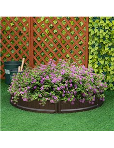 Outsunny Raise Garden Bed Kit, Round Planter Box Above Ground, Φ123 x 21cm 845-550 2